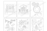 Coloring Book Summer 1, a Person Illustration by GlamArtZhanna (Thumbnail 8 of 8)