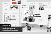 Business Clean Google Slide, a Presentation Template by SquidPixey (Thumbnail 1 of 7)