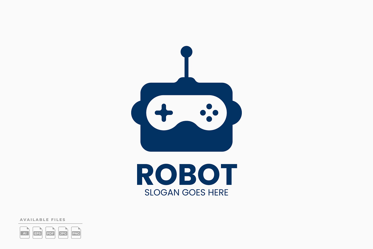 Robot Gaming Logo, a Branding & Logo Template by Zeer Graphic