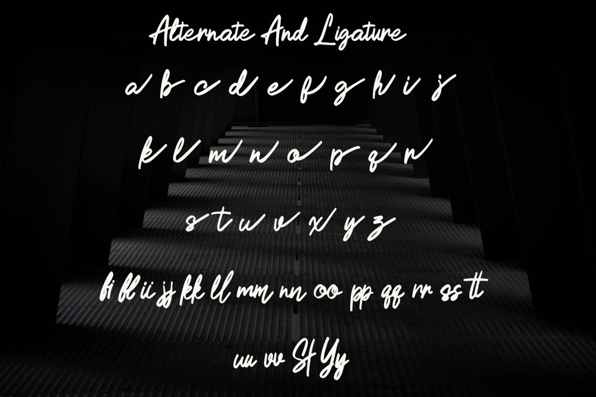 Dortmund, a Script Font by Zaenal Studio (Photo 5 of 13)