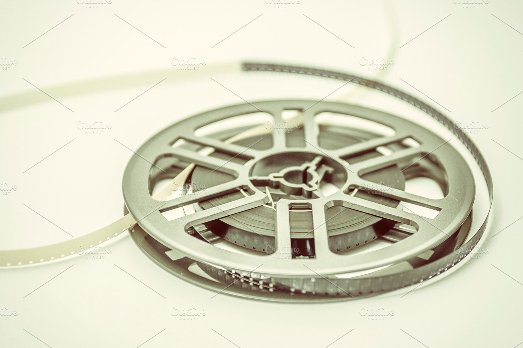 Vintage film reel