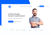 Corporate Landing Page, a Landing Page Template by Pranav (Thumbnail 1 of 4)