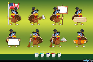 Thanksgiving Turkey Set 2