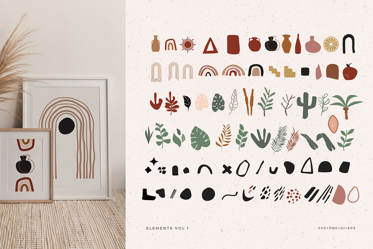 Abstract Modern Illustration Bundle, a Graphic by AndrewPixel (Photo 3 of 8)