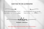 Hildera Script, a Script Font by Sronstudio (Thumbnail 9 of 15)