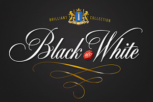 Black & White - premium quality font