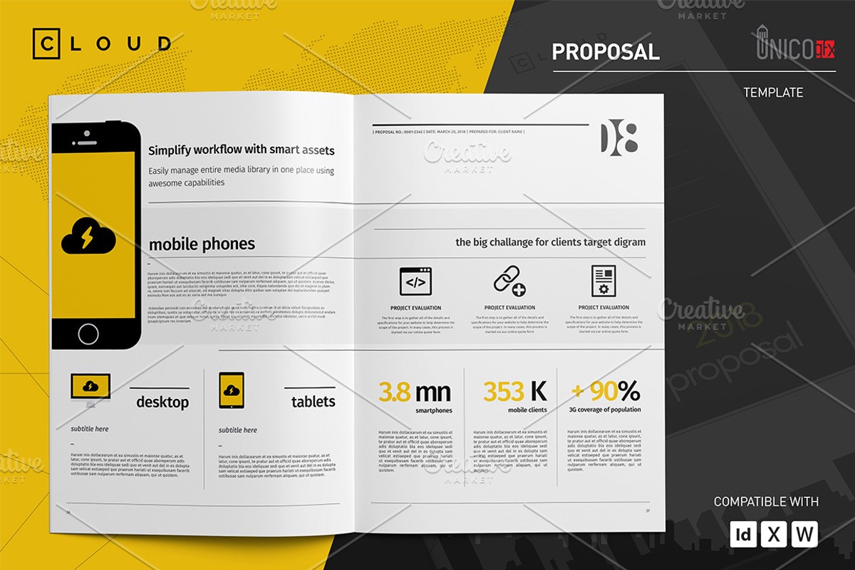 50 Page Full Proposal A4 / US Letter, a Stationery Template by Mastergfx (Photo 19 of 38)