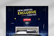 Furniture Social Media Banner Design, a Marketing Template by Photoshop Action (Thumbnail 21 of 26)