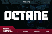Octane – Bold Futuristic Font