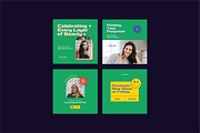 Retro Podcast Instagram Templates, a Social Media Template by Nurrehmet Studio (Thumbnail 9 of 12)
