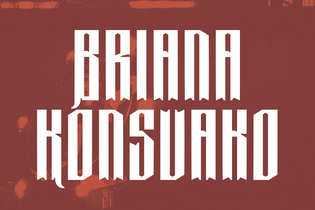 Xarztic Blackletter Display Typeface, a Blackletter Font by Maulana Creative (Photo 7 of 7)