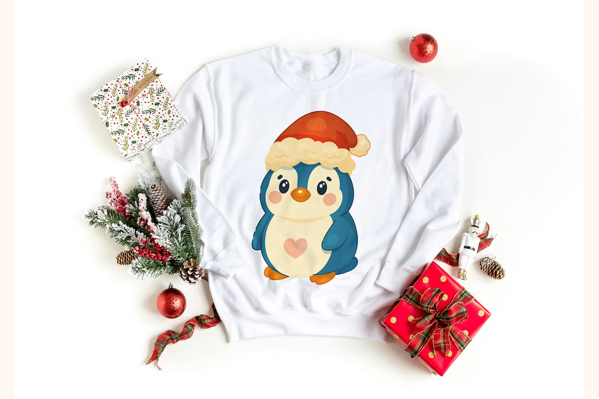 Cute Winter & Christmas Clipart Set, a Seasonal Illustration by Bielousova Art (Photo 7 of 8)