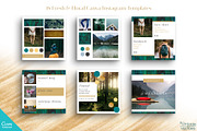 GARDENIA Canva Instagram Templates, a Social Media Template by Vintage To Vectors (Thumbnail 4 of 6)