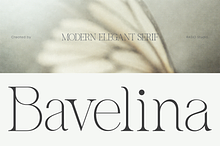 Bavelina Modern Elegant Serif Font