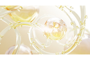 Serum or collagen gel texture with, a Background Graphic by Marozhkastudio