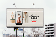 Street Display Billboard Mockup, an Advertising Mockup by GearShift (Thumbnail 3 of 4)