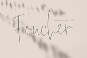 Foucher, a Script Font by Larin Type Co. (Thumbnail 1 of 12)