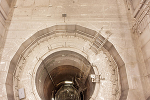 View into reactor pressure vessel