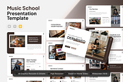 Dermento - Music School Google Slide, a Presentation Template by Annora Studio (Thumbnail 1 of 5)