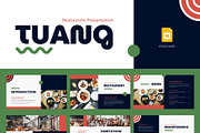 TUANG - Restaurant Google Slides, a Presentation Template by Dankudraw (Thumbnail 1 of 6)