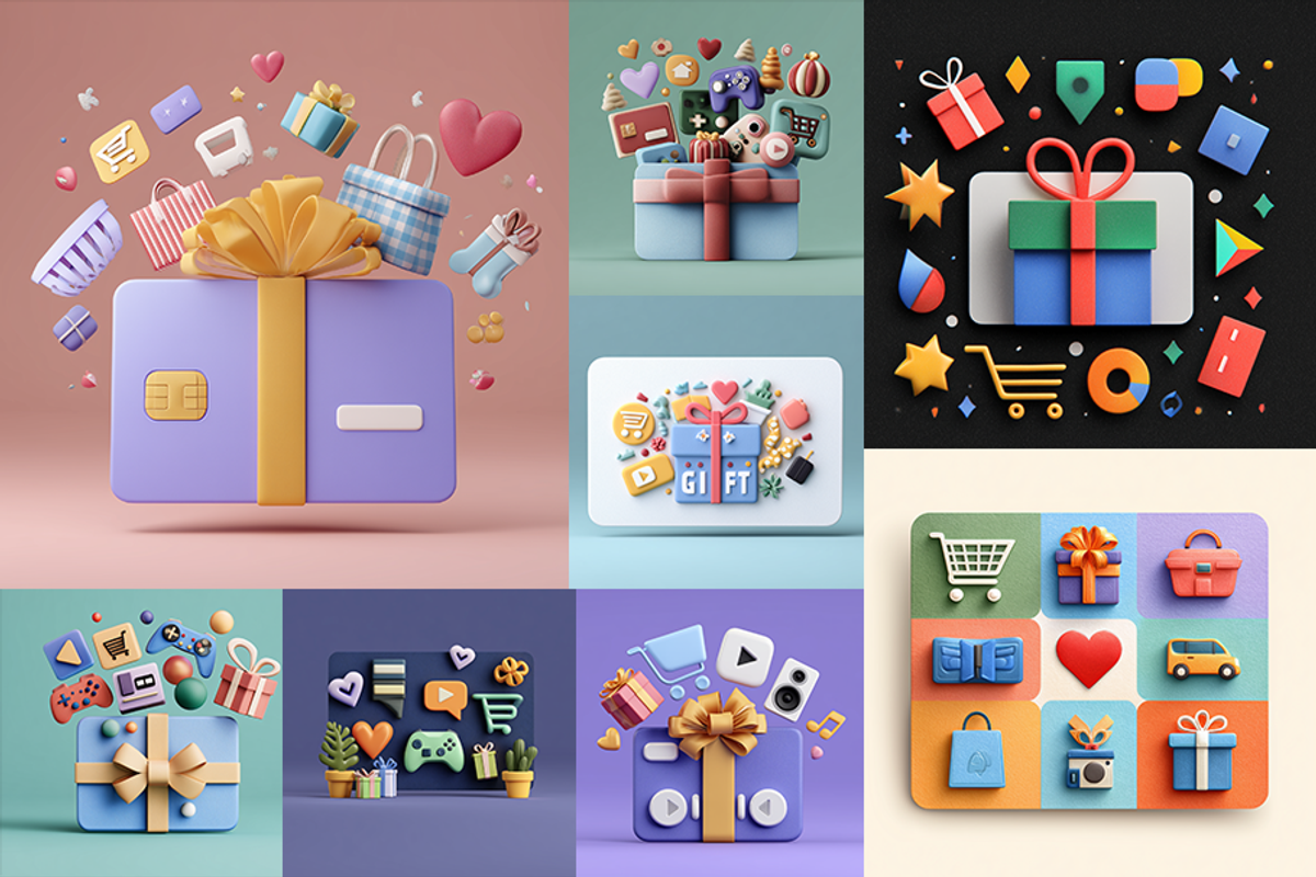 Gift Cards, a Decorative Illustration by Picturesque Stories (Photo 2 of 5)