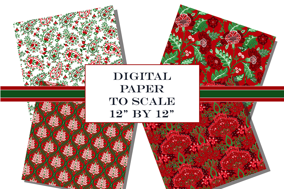 Christmas Boho Indian Patterns, a Pattern Graphic by RachelStudio (Photo 6 of 8)