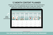 Content Calendar Google Sheets, a Marketing Template by SunshineStudioBoutique (Thumbnail 8 of 9)