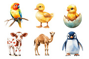 Nursery Animals Clipart, an Illustration by Daily.Designs (Thumbnail 2 of 5)
