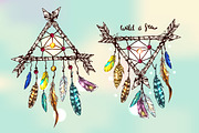 Dreamcatcher illustrations, a Decorative Illustration by Steshnikova (Thumbnail 3 of 8)