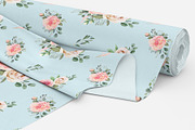 Watercolor patterns with roses, a Pattern Graphic by AnnelyBlooms (Thumbnail 2 of 7)
