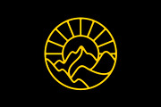 Mountain Hill Valley Sun Logo, a Branding & Logo Template by Buqancreative (Thumbnail 2 of 4)