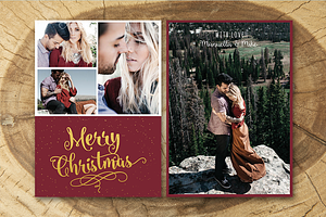 Christmas Card Template 011