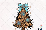 Christmas Leopard Print Tree With Bo, an Illustration by Creative Art (Thumbnail 1 of 6)