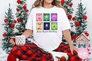 Santa Christmas Cocktail Stamps Png, an Illustration by CreationArt (Thumbnail 3 of 4)