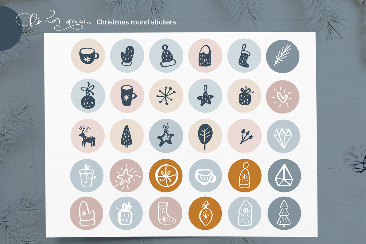 Merry Christmas nordic, an Object Graphic by Happy Letters (Photo 9 of 15)