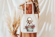Whimsical Cute Easter Duck Clipart, an Illustration by designcity5 (Thumbnail 5 of 5)