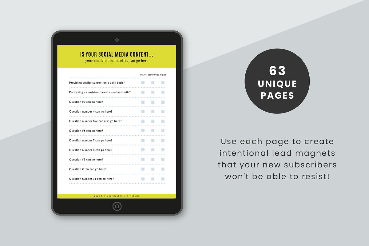 Lead Magnet Templates, a Marketing Template by Studio Soluna (Photo 5 of 12)