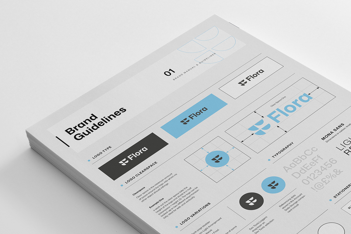 FLORA | Brand Poster, a Flyer Template by KreateTribe (Photo 2 of 4)