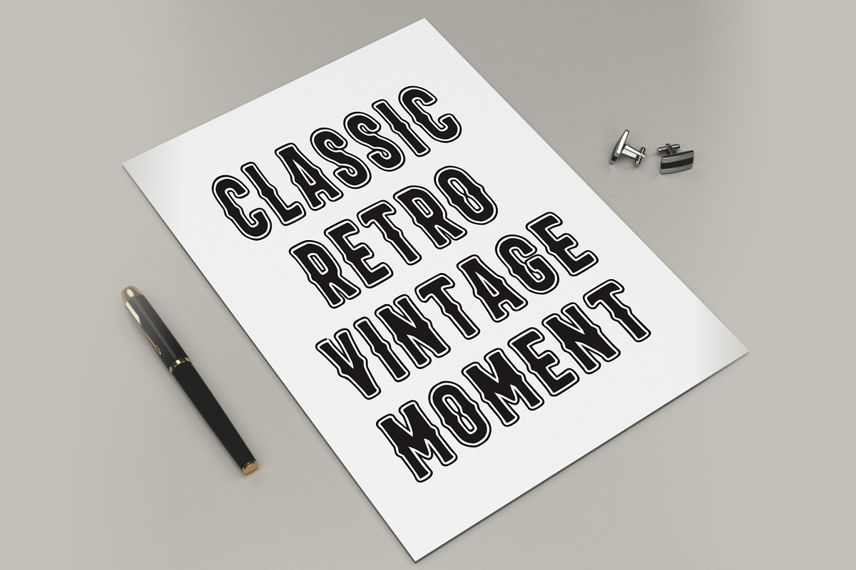 Classic Western – Vintage Font, a Slab Serif Font by Limited.studio (Photo 5 of 7)