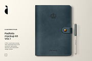 Padfolio Mockup Kit, a Books & Magazine Mockup by Catkie - Digital Art (Thumbnail 1 of 8)