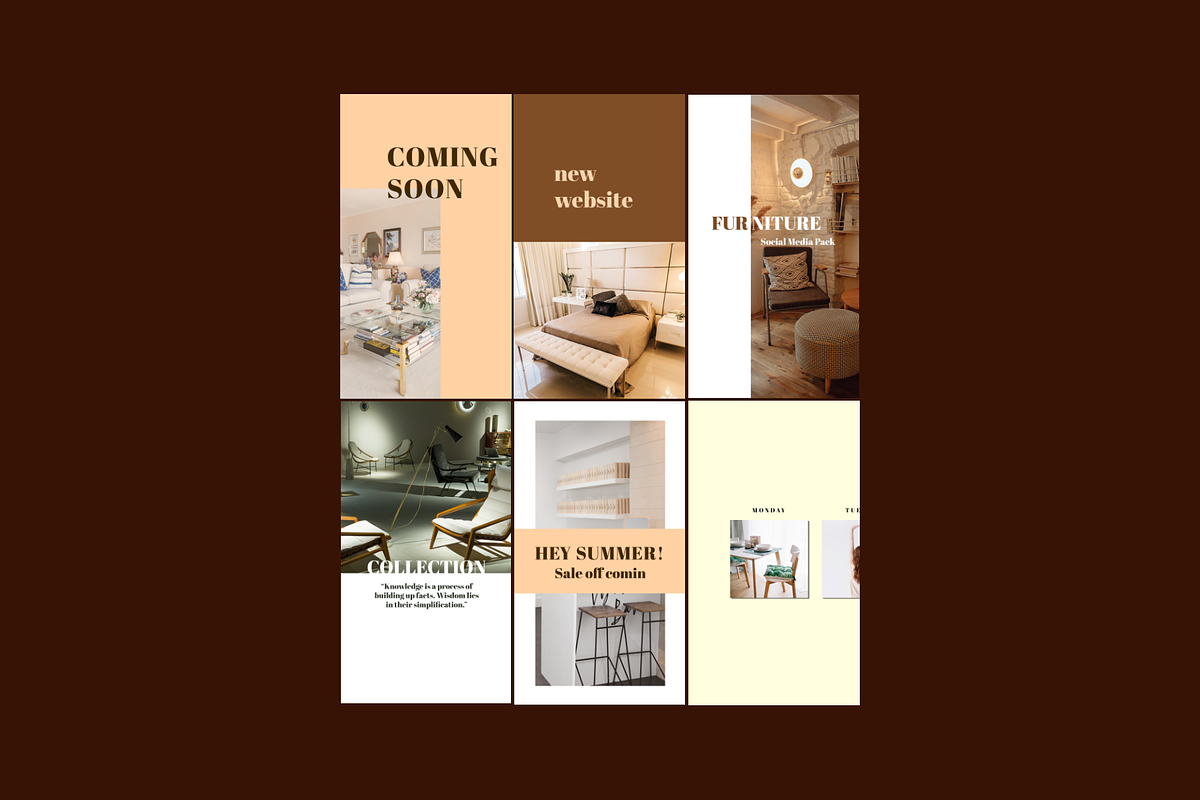 Furniture Social Media Pack, a Social Media Template by RedRiver Studio (Photo 4 of 8)