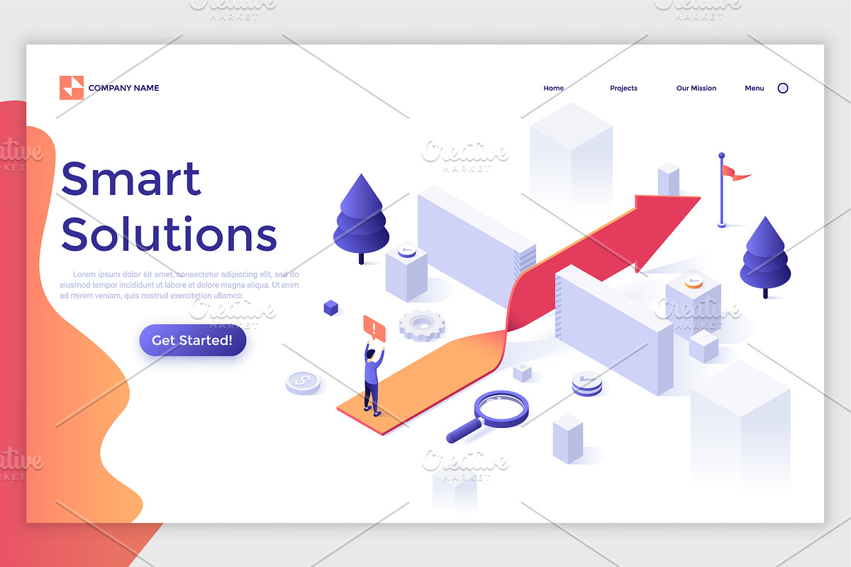 Isometric Solutions Mini. Part 16, a Templates & Theme by Andrew Kras Design (Photo 11 of 18)