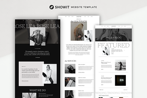 Editorial Showit Website Template, a Websites & App Template by pageparadise