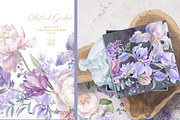 Iris Bouquets, wedding png, a Decorative Illustration by WonderWonder (Thumbnail 10 of 10)