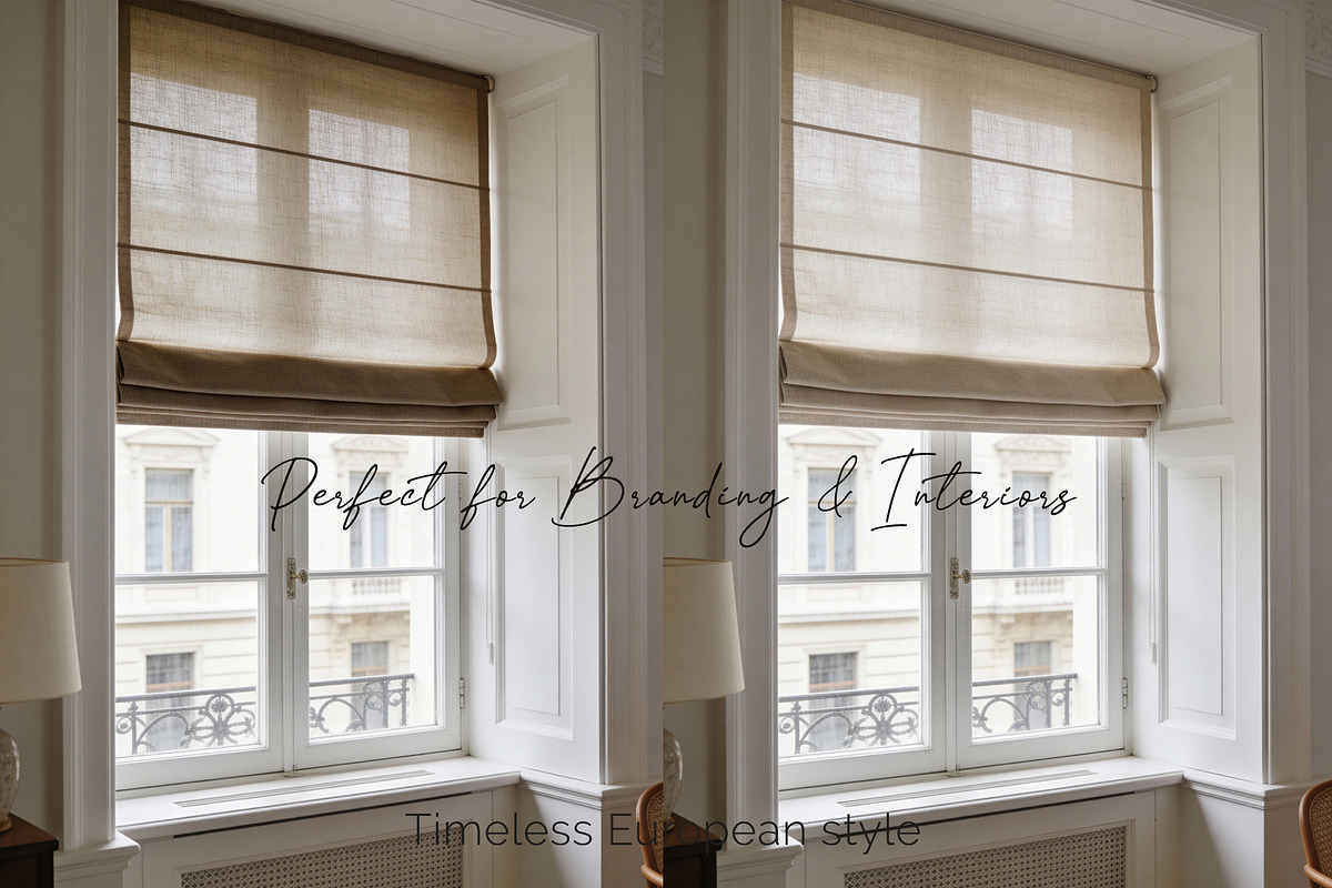 Roman Shade Window Mockup Pack, a Household Mockup by Vika_Softlife (Photo 4 of 6)