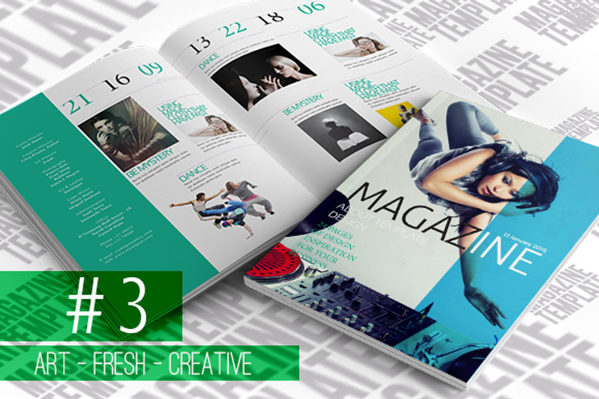 Bundle Magazine 3 IN 1, a Magazine Template by temphall (Photo 4 of 4)