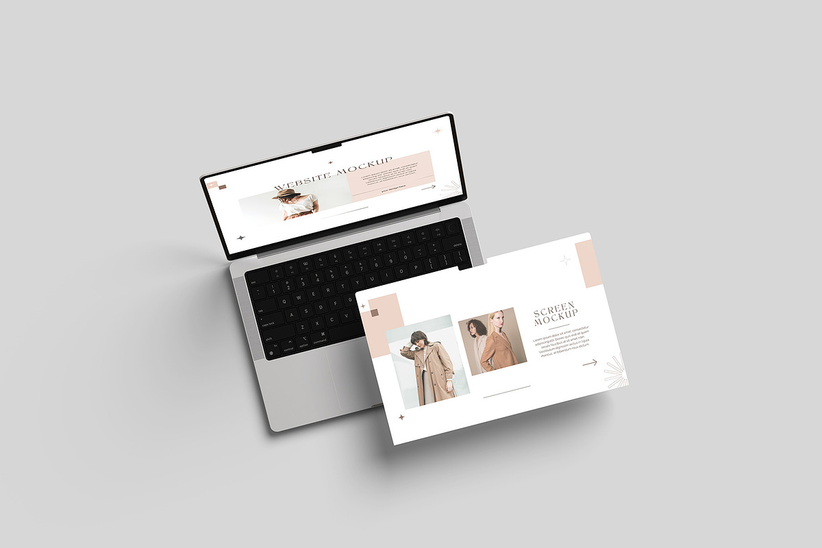 Laptop Screen Website Mockup, a Mac Mockup by graphicpages (Photo 8 of 16)