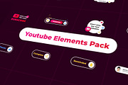 Youtube Elements Pack, a Social Media Template by Laimmilka (Thumbnail 1 of 3)