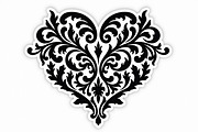 Romantic Lace Heart Clipart, an Illustration by Artivon (Thumbnail 20 of 21)