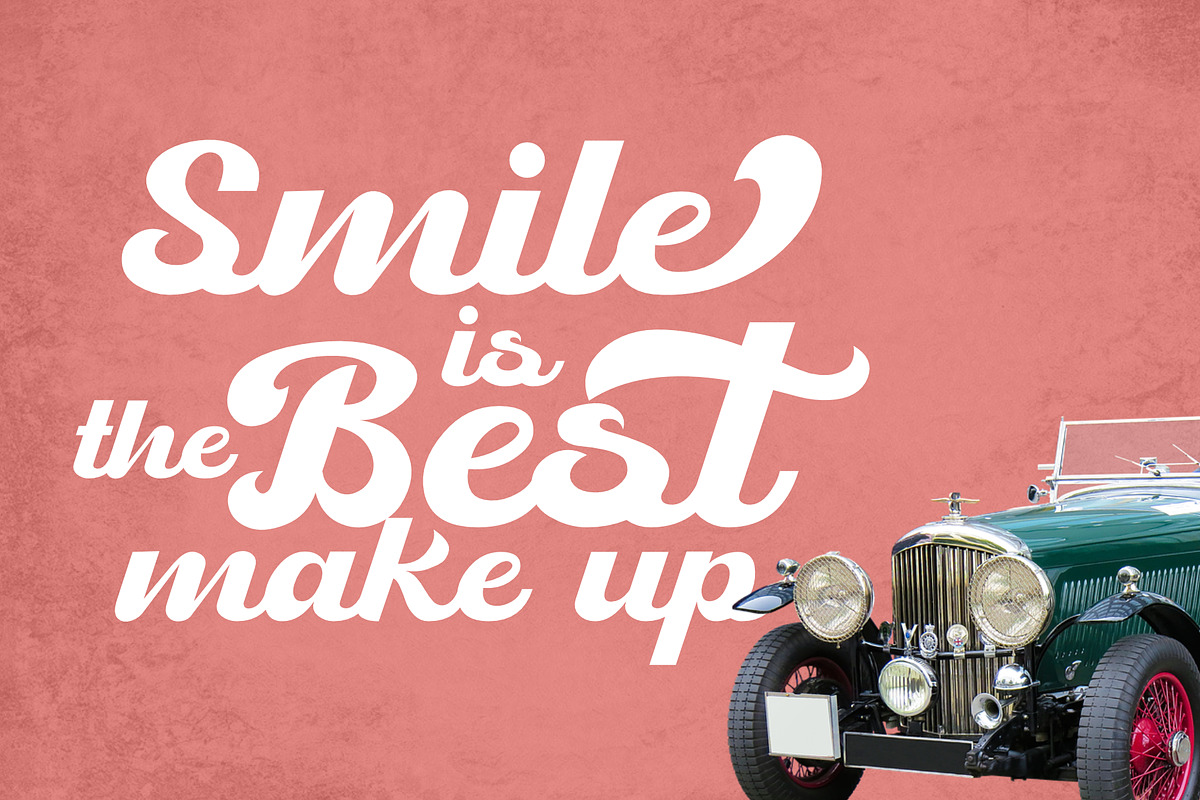 Retro Jump, a Script Font by windestrian (Photo 5 of 8)